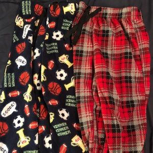Boys fleece pajama pants